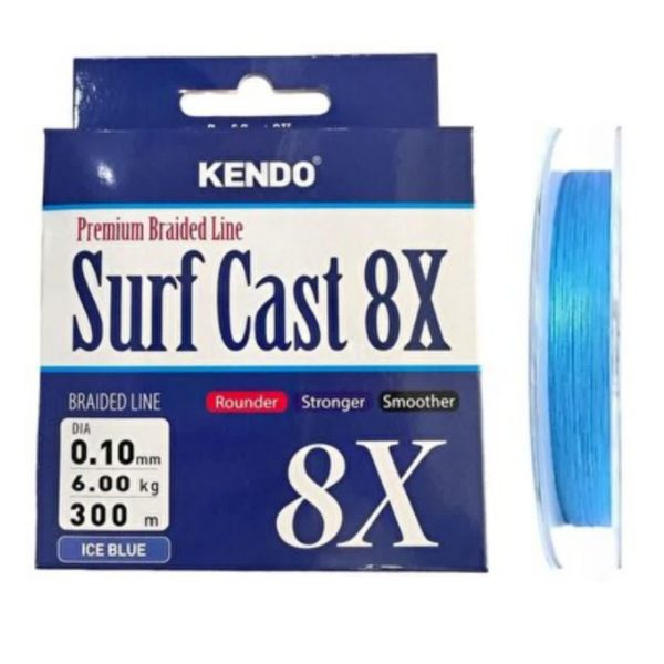 نخ براید کندو مدل Kendo Surf Cast 8X طول 300 متر