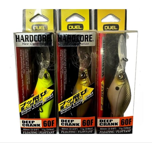 لور کرنک دوئل DUEL Deep Crank 60F-6cm-11g