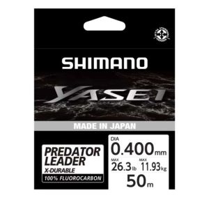 نخ لیدر فلوروکربن Shimano Yasei Leader سایز 0.40 میلی‌متر | 50 متر